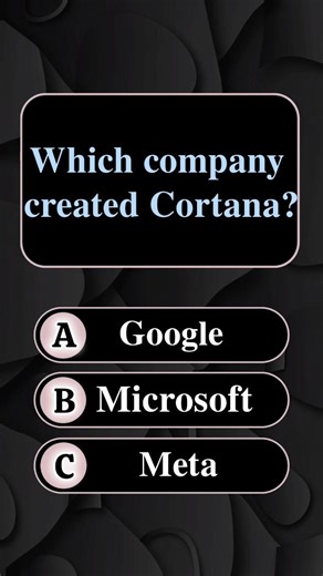 Which Company created Cortana?