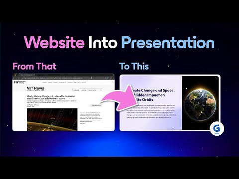 Turn Any Website Into a Stunning AI Presentation | Gamma Tutorial