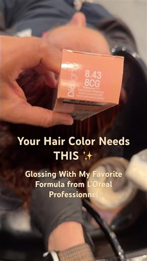 Your Hair Color Needs This: Gloss #hairsalon #hairgloss #dimensions