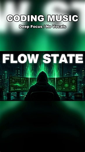 Flow State Coding Music 🎧 Deep Focus #Shorts