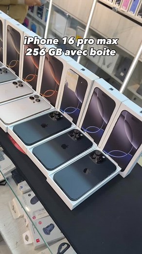 🔴 iPhone 16 Pro Max Utilité Avec boîte 👇🏻 ✅ Desert: 256 GB / 95 % = 247000 DA ✅ Black _ White_ Natural: 256GB / 100% = 259000 DA ✅ Naturel: 256 GB Active Jamais Utilisé = 269000 DA | Elwifak Phone Officiel