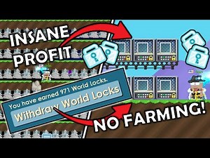 HOW TO BE RICH with DISPLAY BLOCK [NO FARMING] [INSANE PROFIT] - Growtopia Lazy Massing 2020