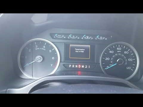 2017 F150 problems, transmission not in park