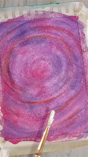 Texture art with salt/galaxy painting tutorial #shorts #art #painting #creative #texture #subscribe