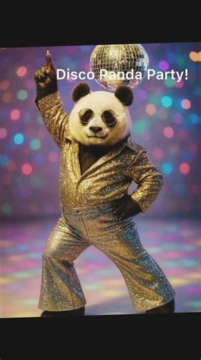 🐼 Disco Panda Party 🪩 | Funny Dancing Panda
