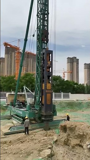 Pile Driver Impact Hammer for Offshore Project #shorts #construction #piles #home #engineering