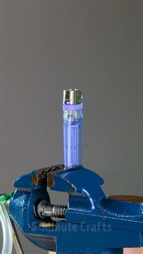 How to DIY mini gas burner using a medical syringe 💉 | 5-Minute Crafts Men