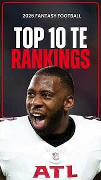 Top 10 Fantasy Football Tight Ends | Expert Consensus Rankings #shorts