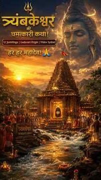 Trimbakeshwar Jyotirlinga | How did the Godavari River originate? #facts #mahadev #shorts