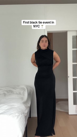 Black Tie Dress Size 12 Review - Caitlin Emiko
