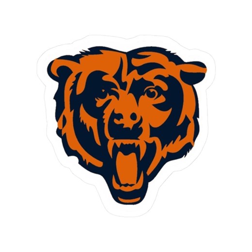 Chicago Bears Logo Kiss-cut Stickers | NFL Team Sticker - Etsy UK
