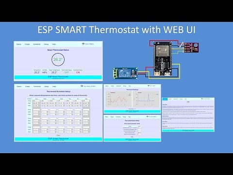 Tech Note 148 - ESP Smart Thermostat/Timer (ESP32 or ESP8266)