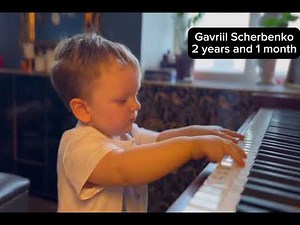 2-Year-Old Prodigy Plays Piano Like a Beethoven! Gavriil Scherbenko WONDERKID Pianist