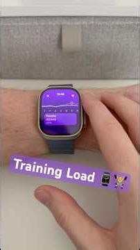 Are you tracking your training load? #apple #applewatch #training
