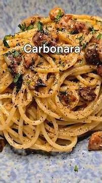 Authentic Carbonara: How to Make the Perfect Italian Pasta Dish. A basic and easy recipe!