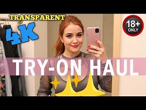 4K Transparent Lingerie & Micro Bikini Try-On Haul ( mirror view) 2025 | See Everything