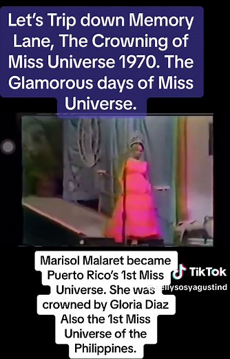 The Crowning of Miss Universe 1970 | Marisol Malaret's Historic Win
