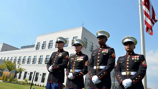 Exclusive access to training of US Marine embassy guards