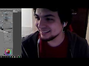 Saikomic mostrando los bocetos iniciales de sus personajes (tago, estic, lanzer, etc)