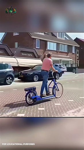 The Walking Bicycle – The Treadmill on Wheels! #documentary#usashorts#fyp