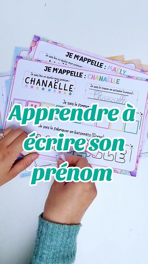 Apprendre à écrire son prénom de manière ludique