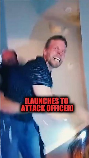 Man Violently Attacks Officer Even After Getting Tased