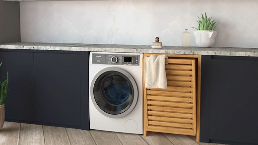 1.5K views · 22 reactions | Our most powerful washing machine yet. GentlePower Technology carefully sprays water onto your laundry like a waterfall, providing a thorough wash, whilst optimising water and energy use by 65% and 59%*. Discover more about the GentlePower range through the link in our bio. #gentlepower *Tested on ECO 40-60 cycle with and without GentlePower and Load Detect https://bit.ly/Hotpoint_GentlePower | Hotpoint | Facebook
