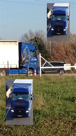 💥Joli camion Renault bleu vue sur albi hier midi 💥#camion #renault #albi #universdescamionsss #france