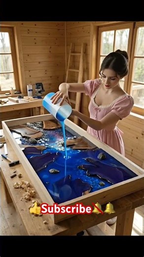Amazing Epoxy Wood Table Making | Beautiful Handmade Craft