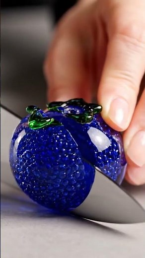 Incredible Glass-Like Fruit Slicing! | Ultra-Realistic Knife Cutting”