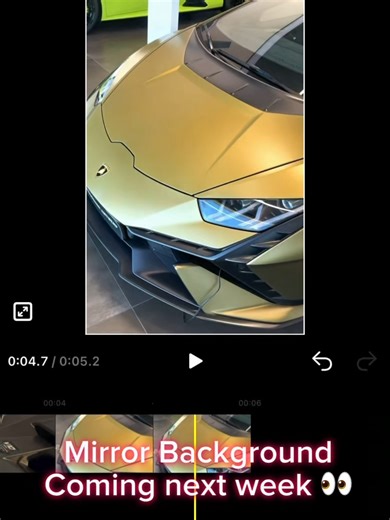 Mirror Background Feature Launching Next Week!