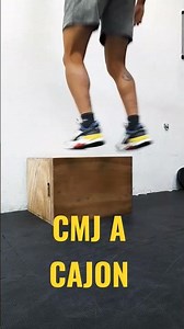 Salto CMJ a cajón #fuerza #gym #futbol