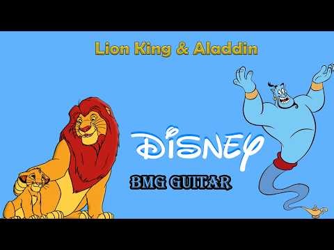 Disney BMG Guitar | Sleep Music, Study Music, Calm Music | Lion King & Aladdin Guitar Collection 🦁