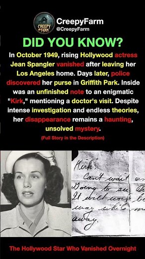 The Hollywood Star Who Vanished Overnight