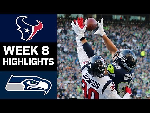 Texans vs. Seahawks | NFL Week 8 Game Highlights