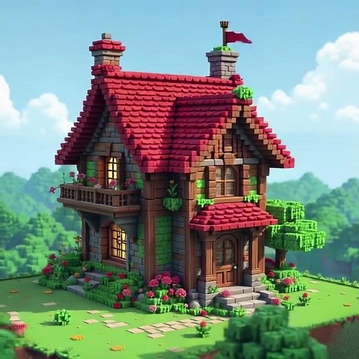 block house amazing video 🏠