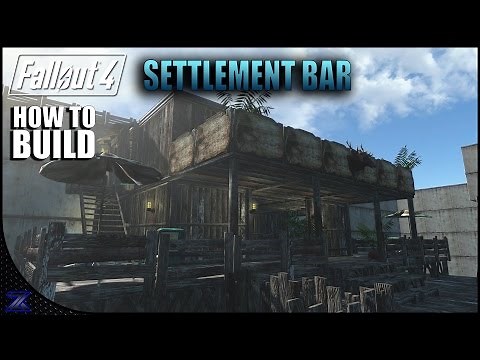 Fallout 4 - How to Build a Bar | Settlement Building Ideas