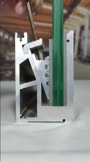 Aluminum U-Channel Frameless Glass Railing | Factory Direct | No Posts Modern Design