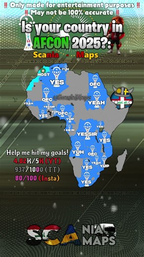 Is your country in AFCON? ⚽️ #europe #map #mapguide #geography #mapping #history #mapper #asia #maps