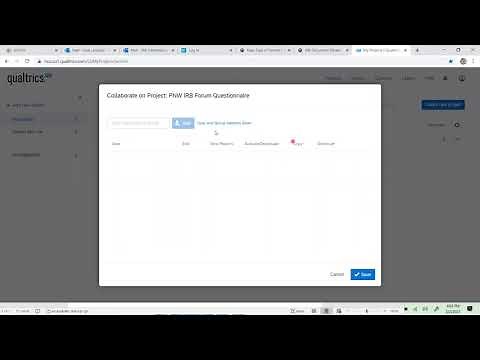 How to add a collaborator to a Qualtrics project