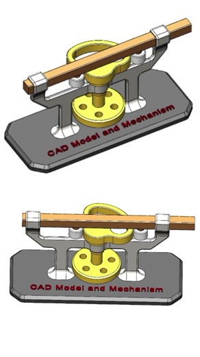 Mechanical Linkage Mechanism | 3D CAD Model & Working Animation | SolidWorks