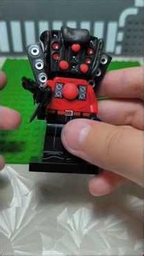 How to Make Titan speakerman 2.0 with clay and lego? Unofficial Lego tutorial #lego #skibiditoilet