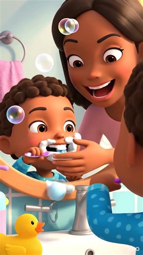 Brush Brush Brush Your Teeth 🪥 | Cute Toddler Nursery Rhyme for Kids