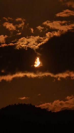 Timelapse Sunset Orange Sky - Stock Video Free To Use HD 4K