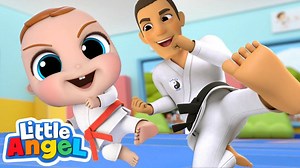 Learning Karate can be a hard thing to do. However, with a lot of practice, you can learn how to kick and punch. Enjoy this new version of the Karate Song and other exciting melodies. #littleangel #littleangelnurseryrhymes #babyjohnsongs (🔔) Subscribe to Little Angel for New Videos ►► http://bit.ly/Subscribe_to_LittleAngel | Little Angel