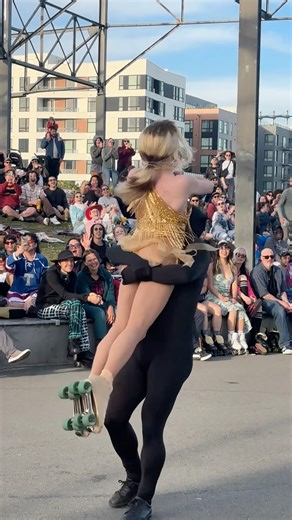 BREAKING: drag queen executes perfect double axel