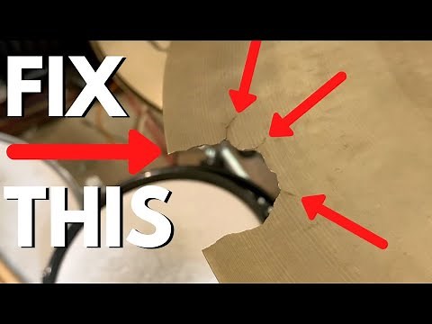Cracked Cymbal Repair With a Dremel Tool -easy DIY-