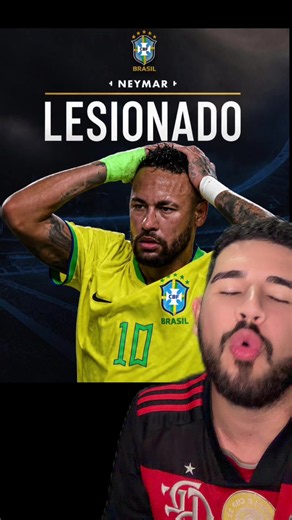 Neymar tem lesão confirmada e pode ficar fora da Copa do Mundo #neymar #selecaobrasileira #ancelotti #neymarjr #copadomundo