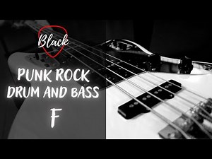 Punk Rock Drum and Bass Backing Track F major