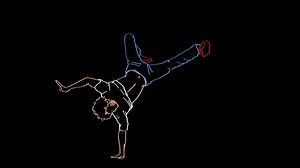 4k Line Drawing Dancer That Loops Stock Footage Video (100% Royalty-free) 1030770599 | Shutterstock